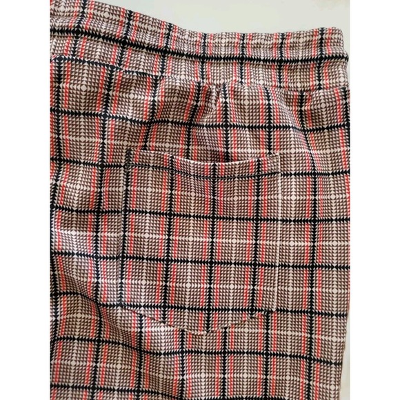 Jian Wang 2XL Men's Retro Plaid Striped Zip Up Pockets Jogger Style Track Suit - Picture 12 of 16